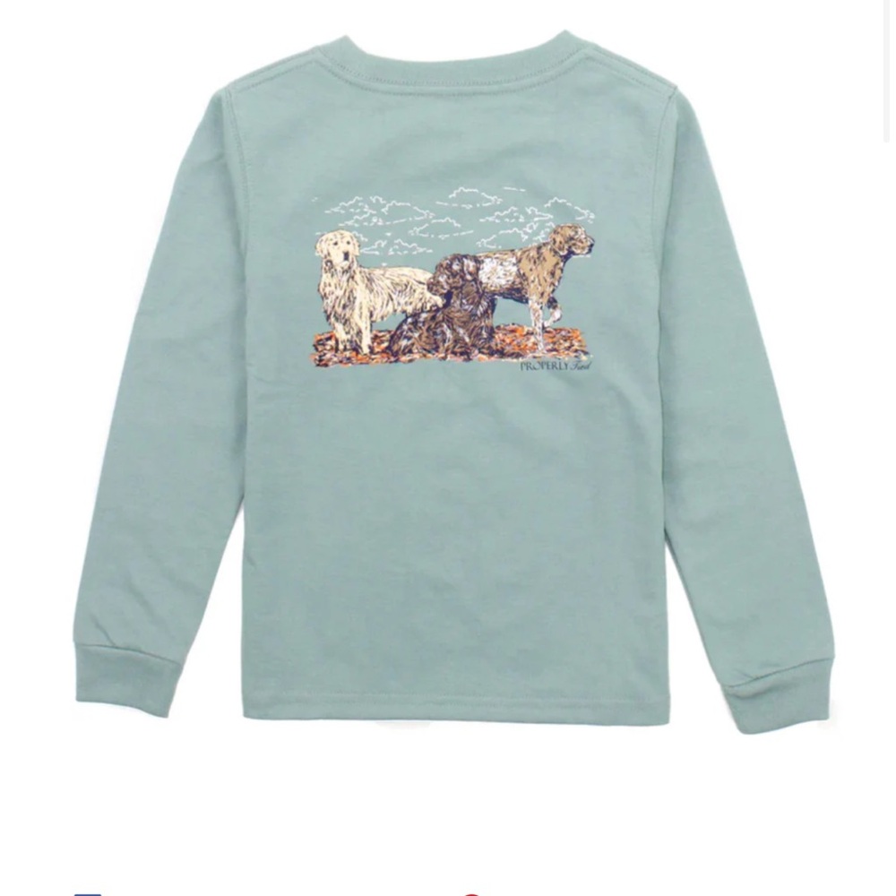 Properly Tied Long Sleeve Graphic Tee - Green